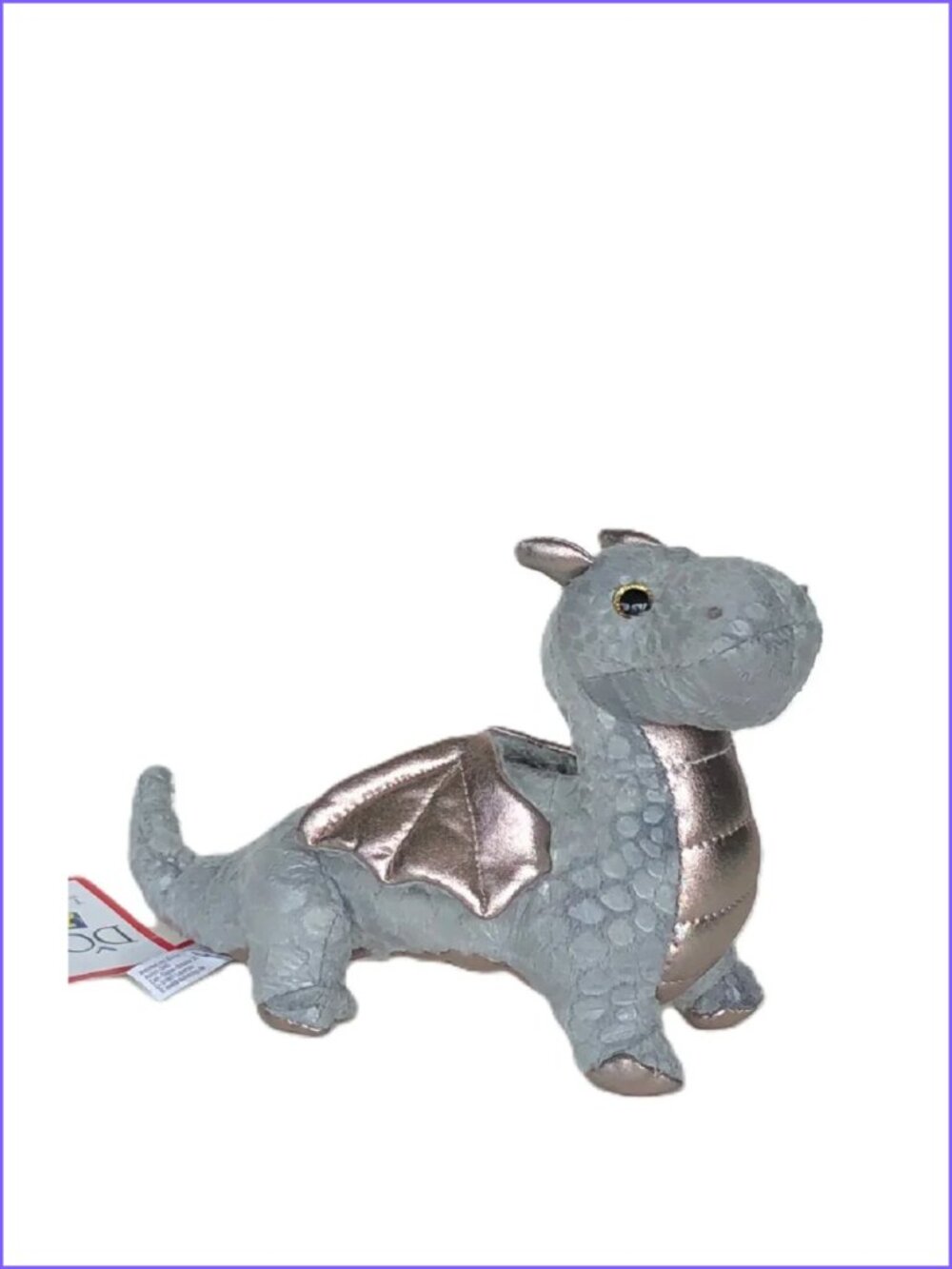 Tag Douglas Plush Hydra Silver Baby Dragon 8.5" New w/Tag